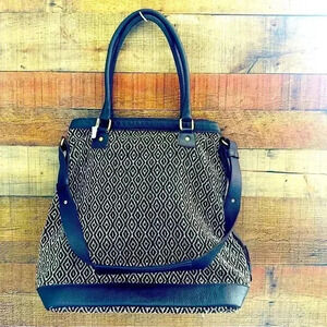 NWOT Huipil Guatemalan With Vegan Leather Bag